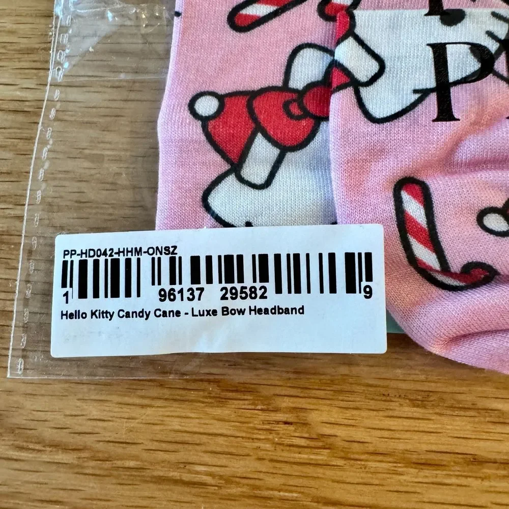 Posh Peanut x Hello Kitty Luxe Bow Headband - NEW - Picture 4 of 4